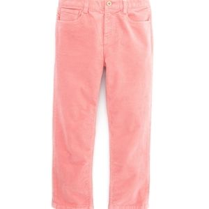 Vineyard Vines classic fit 5-pocket corduroy pants, pink, size 14